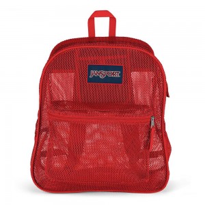 JanSport Mesh Pack Ruksaci Školske ruksake Crvene | HRJZR93467