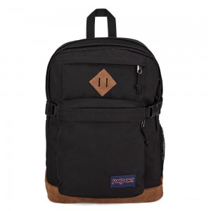 JanSport SUEDE CAMPUS Ruksaci Laptop Ruksak Crne | HRJKU48748