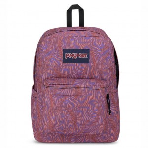 JanSport SuperBreak® Plus Ruksaci Laptop Ruksak Ljubičaste Narančaste | HRCIF56296