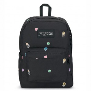 JanSport SuperBreak® Plus Ruksaci Laptop Ruksak Crne | HRZPD43261