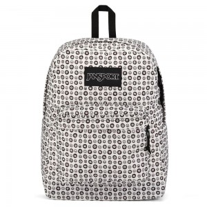 JanSport SuperBreak® Plus Ruksaci Laptop Ruksak Bijele Crne | HREAH77569