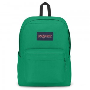 JanSport SuperBreak® Plus Ruksaci Laptop Ruksak Zelene | QHRUV20463