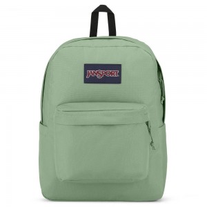 JanSport SuperBreak® Plus Ruksaci Laptop Ruksak Zelene | HRNZX93529