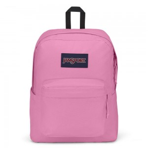 JanSport SuperBreak® Plus Ruksaci Laptop Ruksak Roze | DHRKV70621