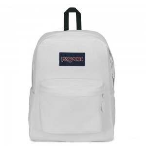 JanSport SuperBreak® Plus Ruksaci Laptop Ruksak Bijele | PHRER95418