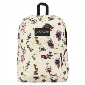 JanSport SuperBreak® Plus Ruksaci Laptop Ruksak Bež | HRJZR93870