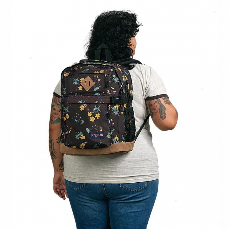 JanSport DARK FLORA BUNDLE Ruksaci Laptop Ruksak Smeđe | EHRVG77984