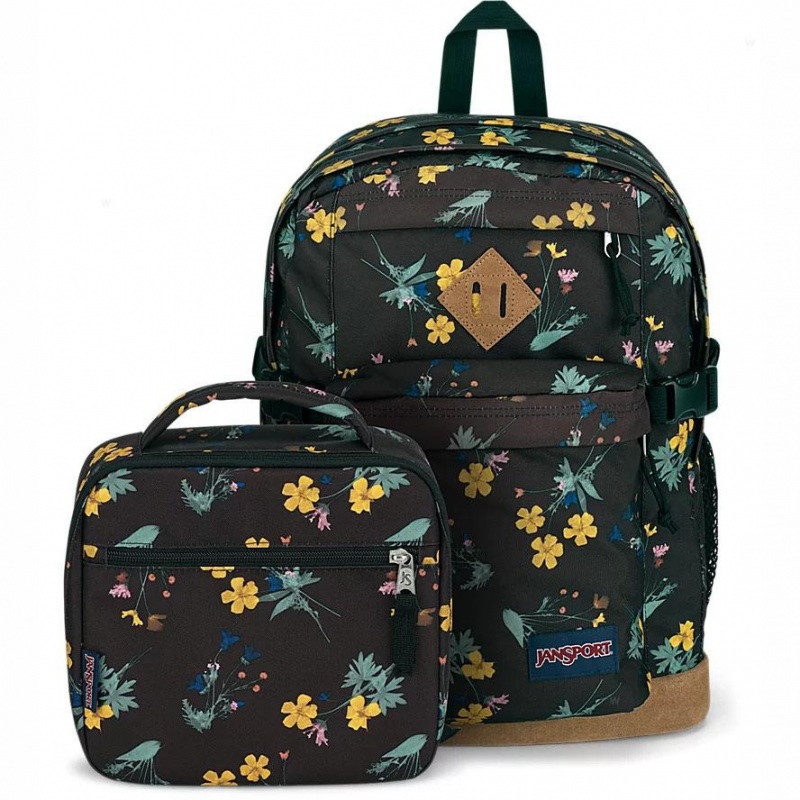 JanSport DARK FLORA BUNDLE Ruksaci Laptop Ruksak Smeđe | EHRVG77984