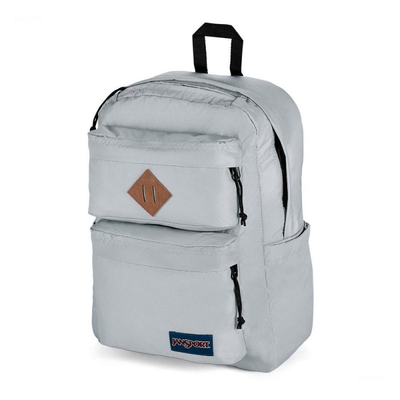 JanSport Double Break Ruksaci Laptop Ruksak Sive | GHRUC73599