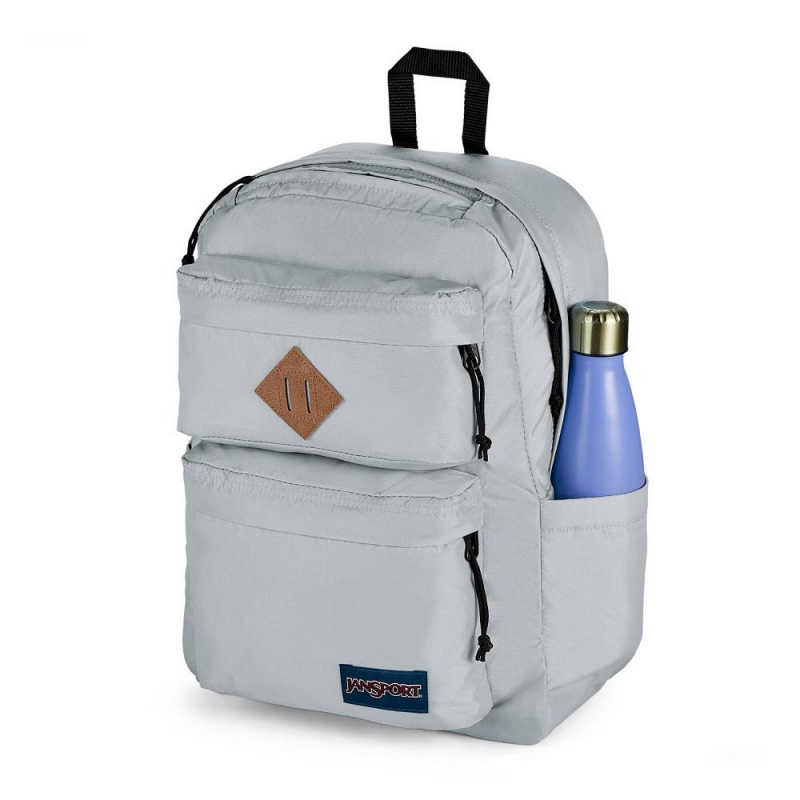 JanSport Double Break Ruksaci Laptop Ruksak Sive | GHRUC73599