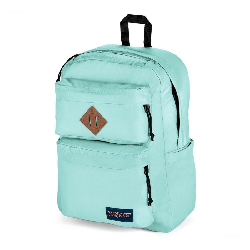 JanSport Double Break Ruksaci Laptop Ruksak Tirkizne | DHRVO23830