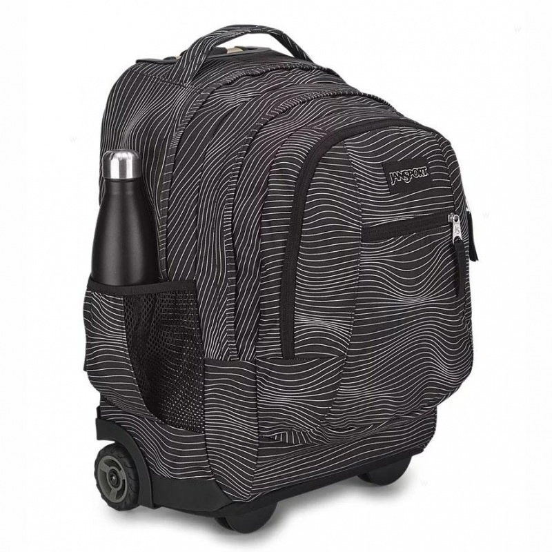 JanSport Driver 8 Rolling Ruksaci Laptop Ruksak Crne | HRXMI16691