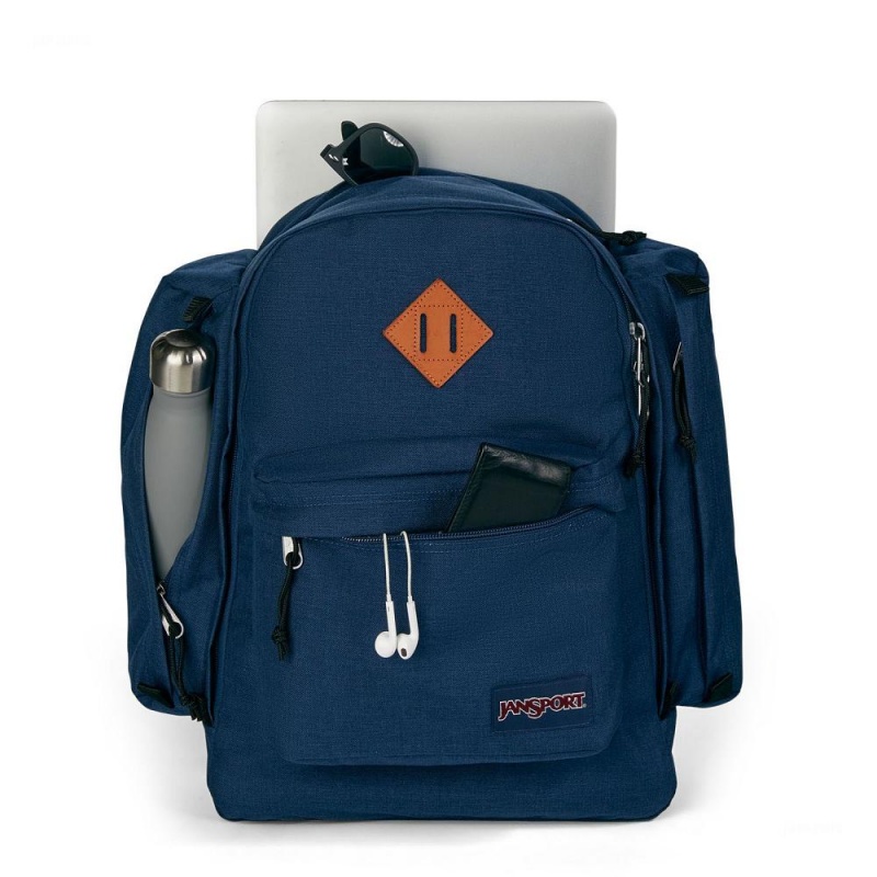 JanSport Field Pack Ruksaci Laptop Ruksak Tamnoplave | QHRWA43191