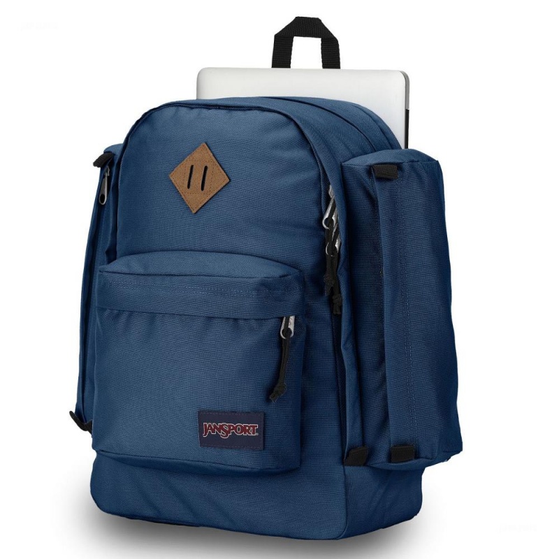 JanSport Field Pack Ruksaci Laptop Ruksak Tamnoplave | QHRWA43191