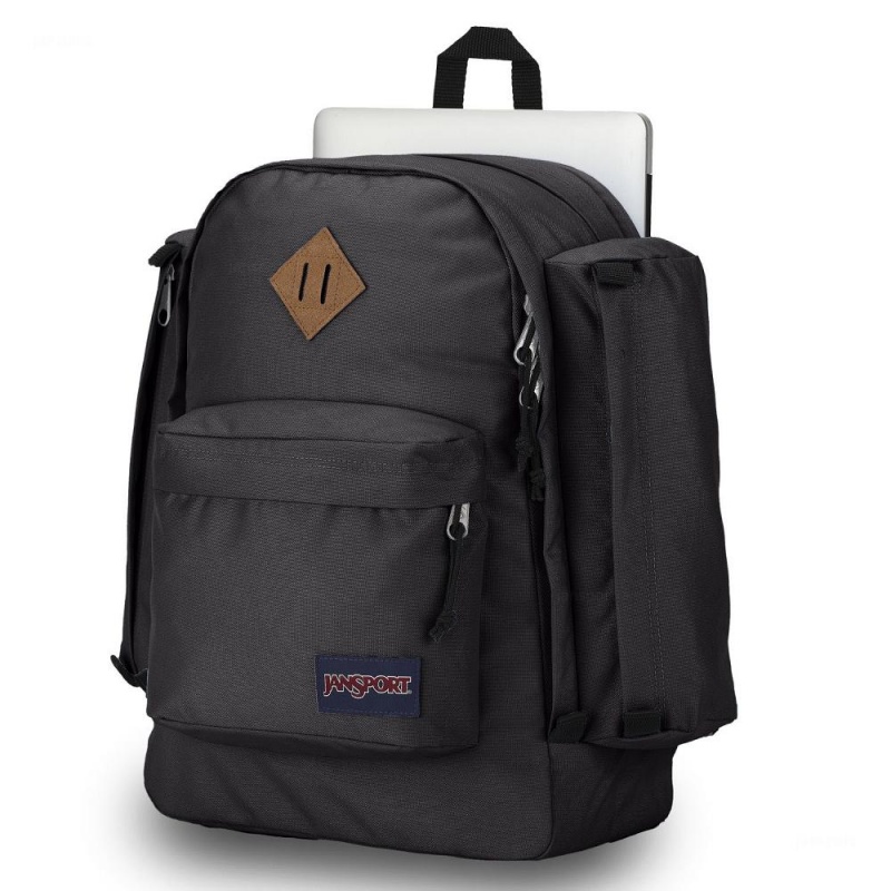 JanSport Field Pack Ruksaci Laptop Ruksak Crne | AHRWC23831