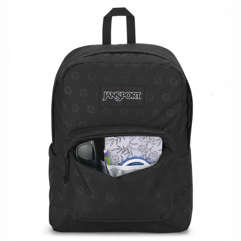 JanSport HAPPY AND SAD BUNDLE Ruksaci Laptop Ruksak Crne | THRPQ11742