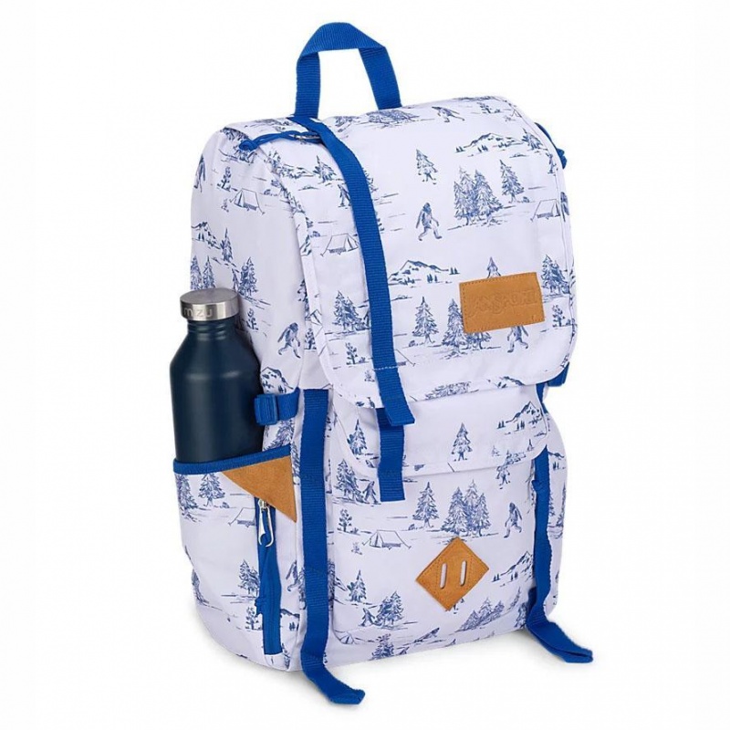 JanSport Hatchet Ruksaci Laptop Ruksak Bijele Plave | XHRGW51272