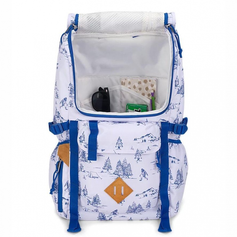 JanSport Hatchet Ruksaci Laptop Ruksak Bijele Plave | XHRGW51272