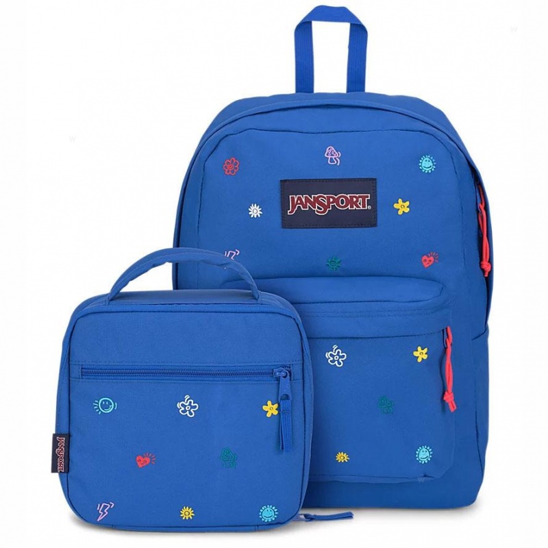 JanSport KIDCORE CHARMS BUNDLE Ruksaci Laptop Ruksak Plave | HRXBR12599