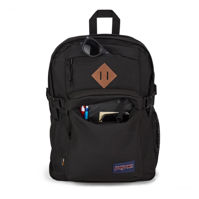 JanSport Main Campus FX Ruksaci Laptop Ruksak Crne | HRXMI21758