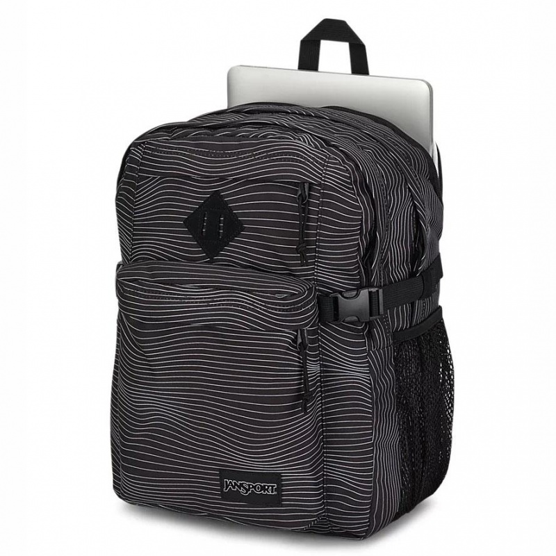 JanSport Main Campus Ruksaci Laptop Ruksak Crne | EHRVG19331