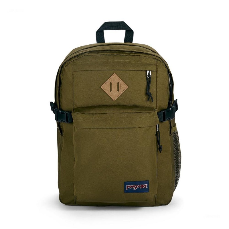 JanSport Main Campus Ruksaci Laptop Ruksak Maslinasto Zelene | ZHRMJ54173