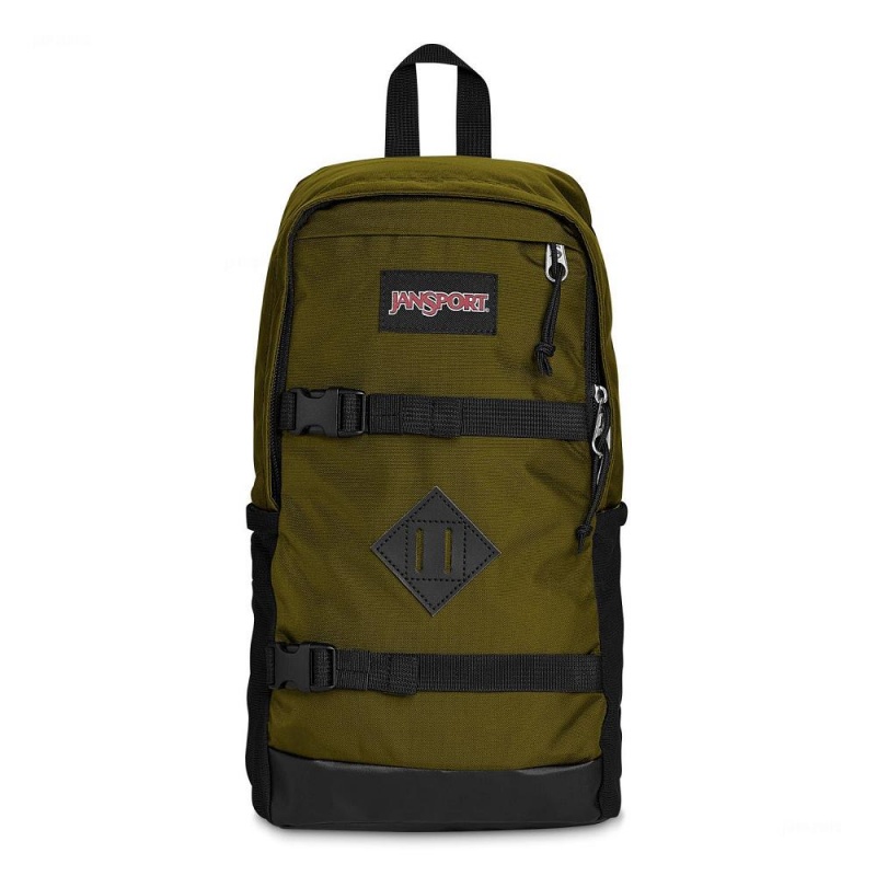 JanSport Off Campus Sling Ruksaci Kurirske Torbe Maslinasto Zelene | HRZDE53326