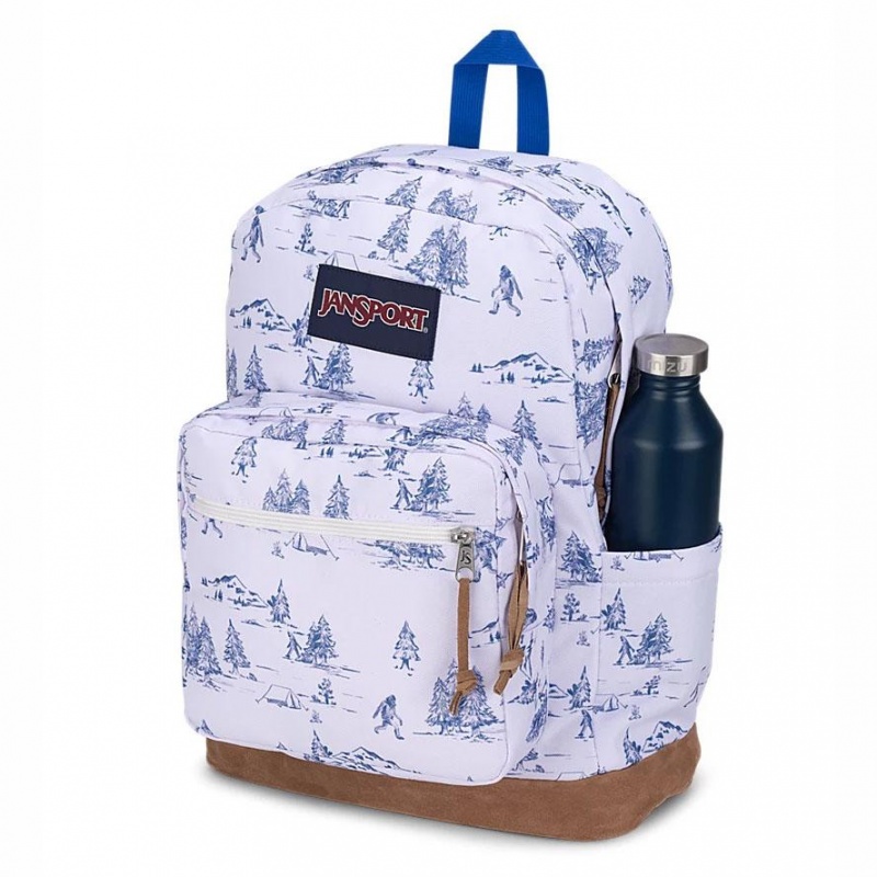 JanSport Right Pack Ruksaci Laptop Ruksak Bijele Plave | YHRVQ38705