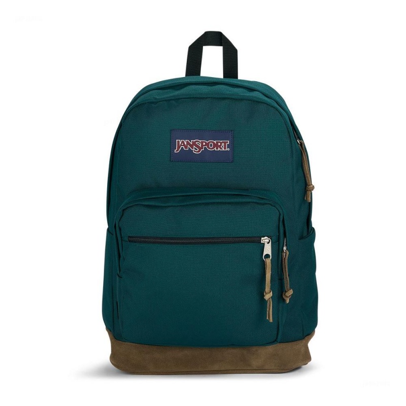 JanSport Right Pack Ruksaci Laptop Ruksak Tamno Zelene | MHRFT19229