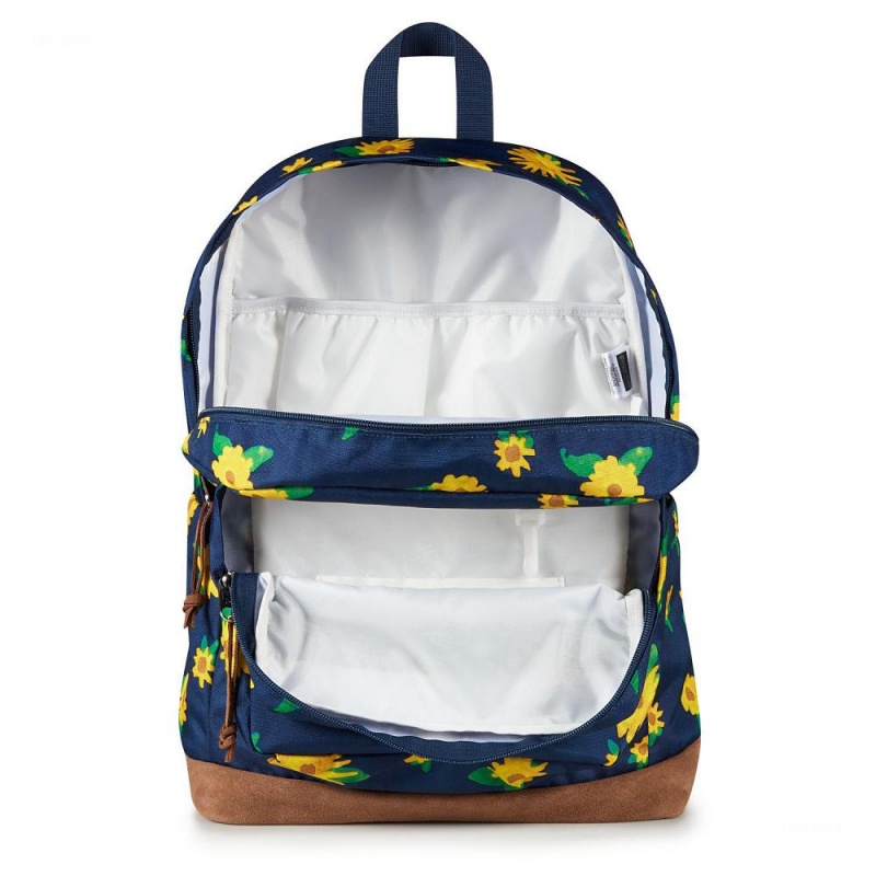 JanSport Right Pack Ruksaci Laptop Ruksak Tamnoplave Žute | SHRVO88388