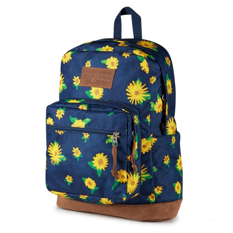 JanSport Right Pack Ruksaci Laptop Ruksak Tamnoplave Žute | SHRVO88388