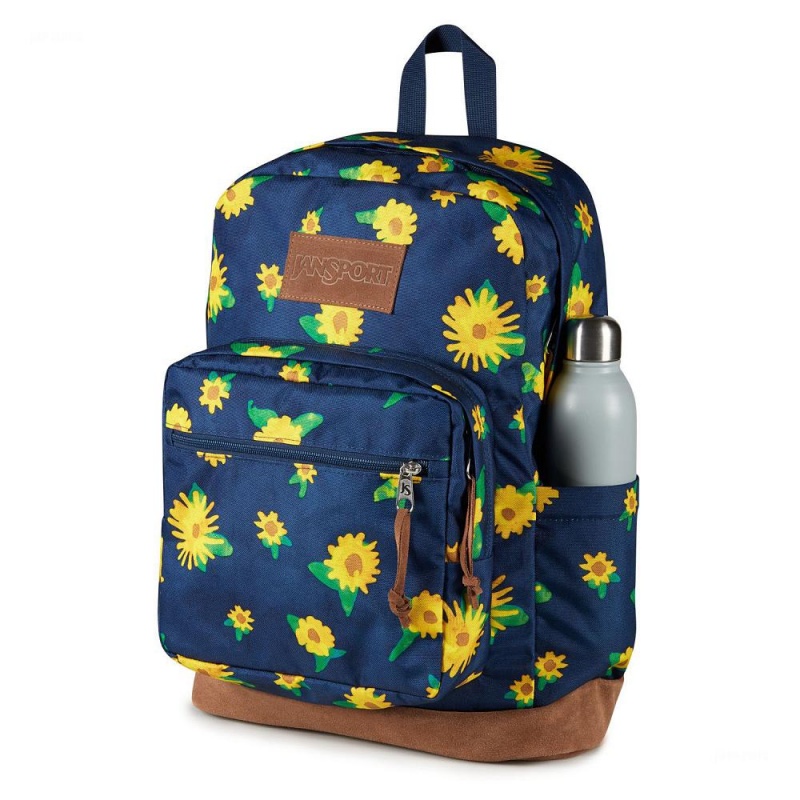 JanSport Right Pack Ruksaci Laptop Ruksak Tamnoplave Žute | SHRVO88388