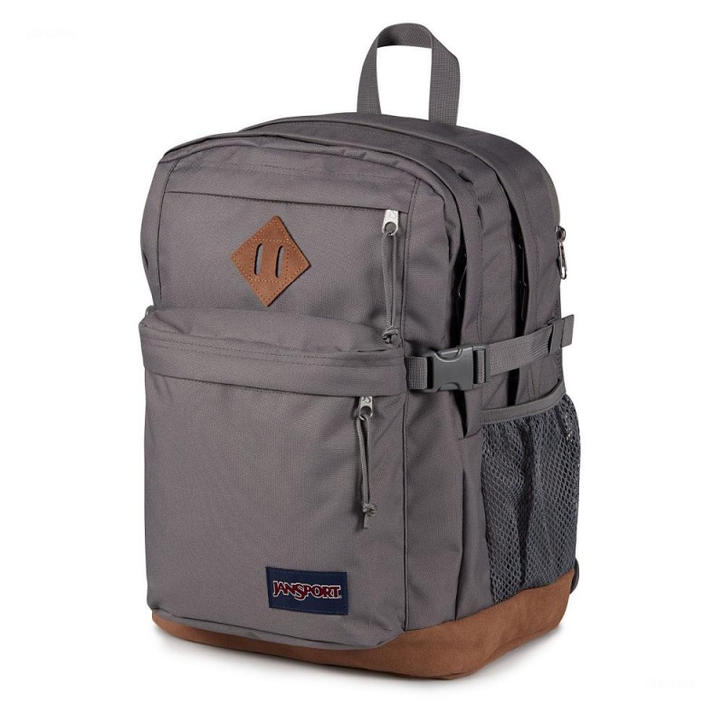 JanSport SUEDE CAMPUS Ruksaci Laptop Ruksak Tamno Sive | HRCVG99157