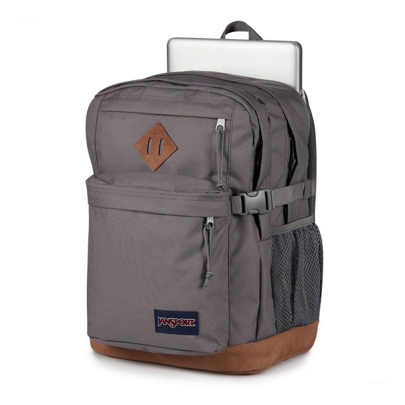 JanSport SUEDE CAMPUS Ruksaci Laptop Ruksak Tamno Sive | HRCVG99157