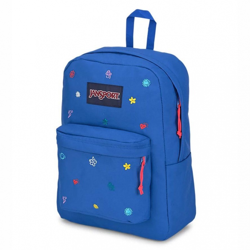 JanSport SuperBreak® Plus Ruksaci Laptop Ruksak Plave | MHRHR58217