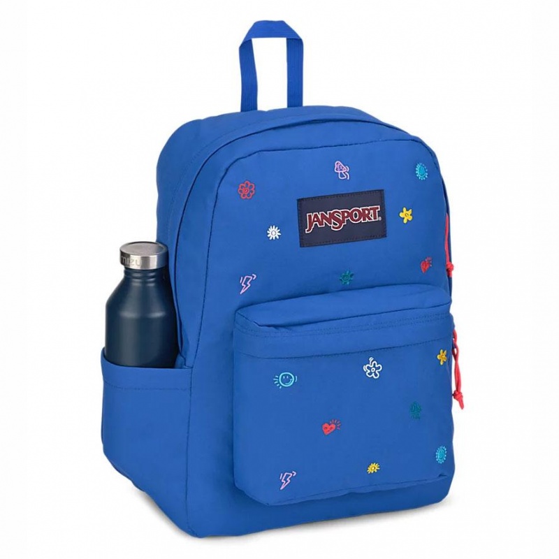 JanSport SuperBreak® Plus Ruksaci Laptop Ruksak Plave | MHRHR58217