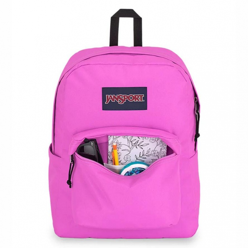 JanSport SuperBreak® Plus Ruksaci Laptop Ruksak Roze | PHRQX66805