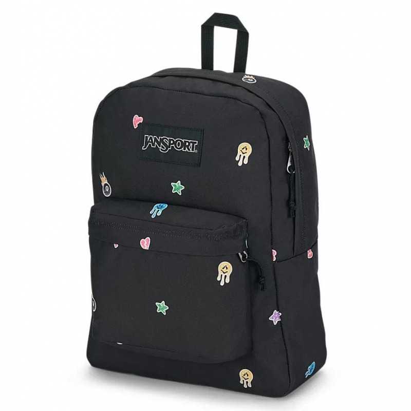 JanSport SuperBreak® Plus Ruksaci Laptop Ruksak Crne | HRZPD43261