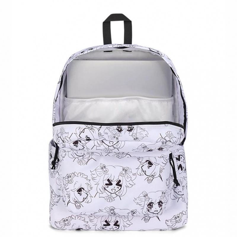 JanSport SuperBreak® Plus Ruksaci Laptop Ruksak Bijele | HRXBR17127