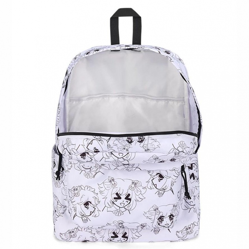 JanSport SuperBreak® Plus Ruksaci Laptop Ruksak Bijele | HRXBR17127