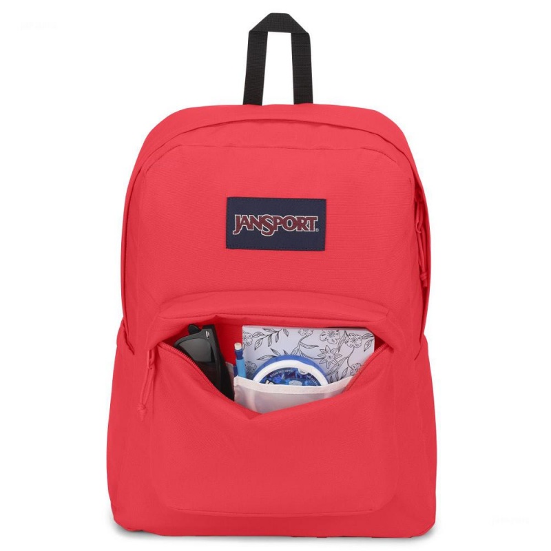 JanSport SuperBreak® Plus Ruksaci Laptop Ruksak Roze | ZHRMJ65362