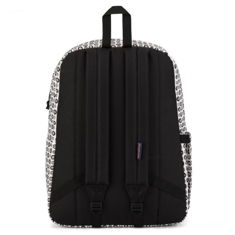 JanSport SuperBreak® Plus Ruksaci Laptop Ruksak Bijele Crne | HREAH77569