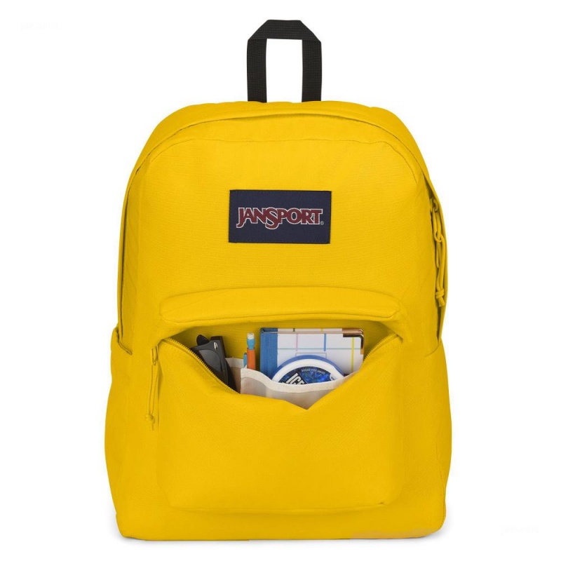 JanSport SuperBreak® Plus Ruksaci Laptop Ruksak Limun | GHREC89014