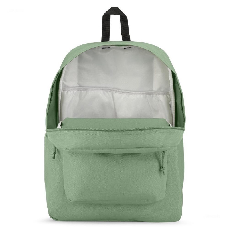 JanSport SuperBreak® Plus Ruksaci Laptop Ruksak Zelene | HRNZX93529