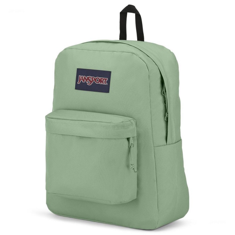 JanSport SuperBreak® Plus Ruksaci Laptop Ruksak Zelene | HRNZX93529