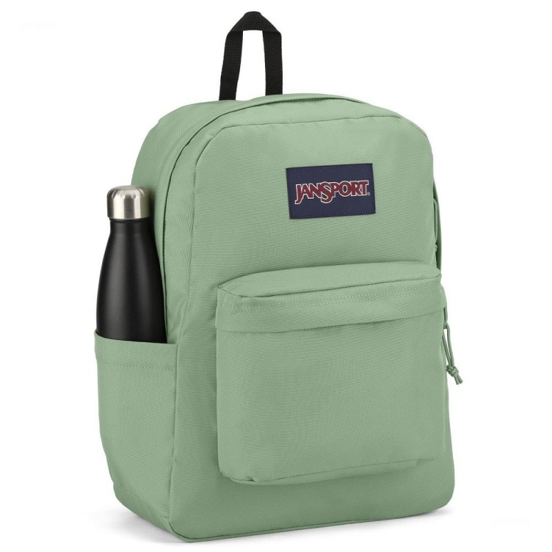 JanSport SuperBreak® Plus Ruksaci Laptop Ruksak Zelene | HRNZX93529