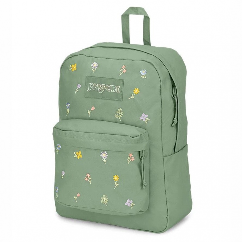 JanSport SuperBreak® Plus Ruksaci Školske ruksake Zelene | EHRVG59947